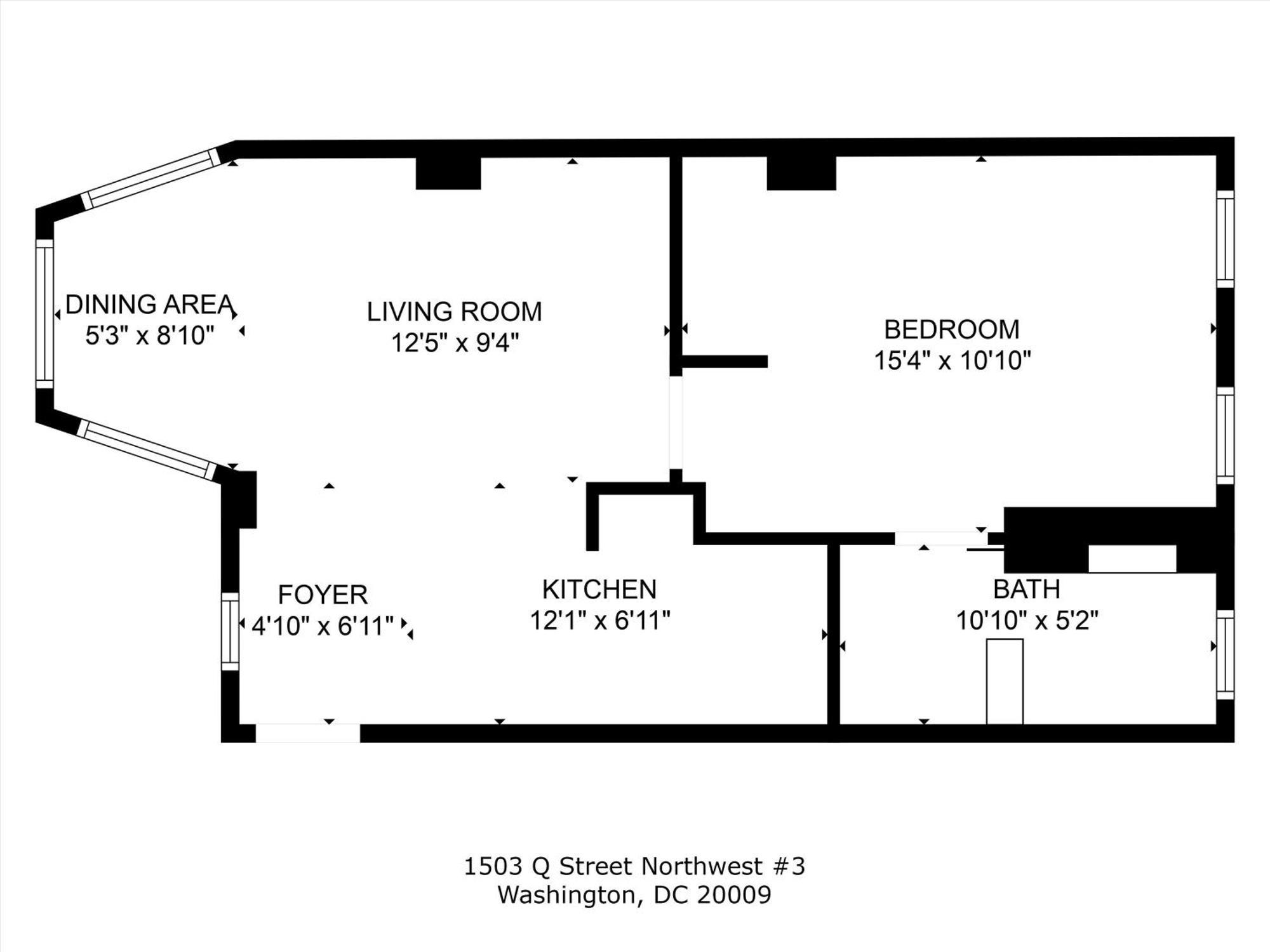 شقة Beautiful 1-Br Flat Nestled Between Dupont & Logan واشنطن المظهر الخارجي الصورة